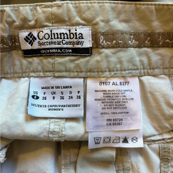 Columbia Women's Tan Capris - Picture 5 of 5